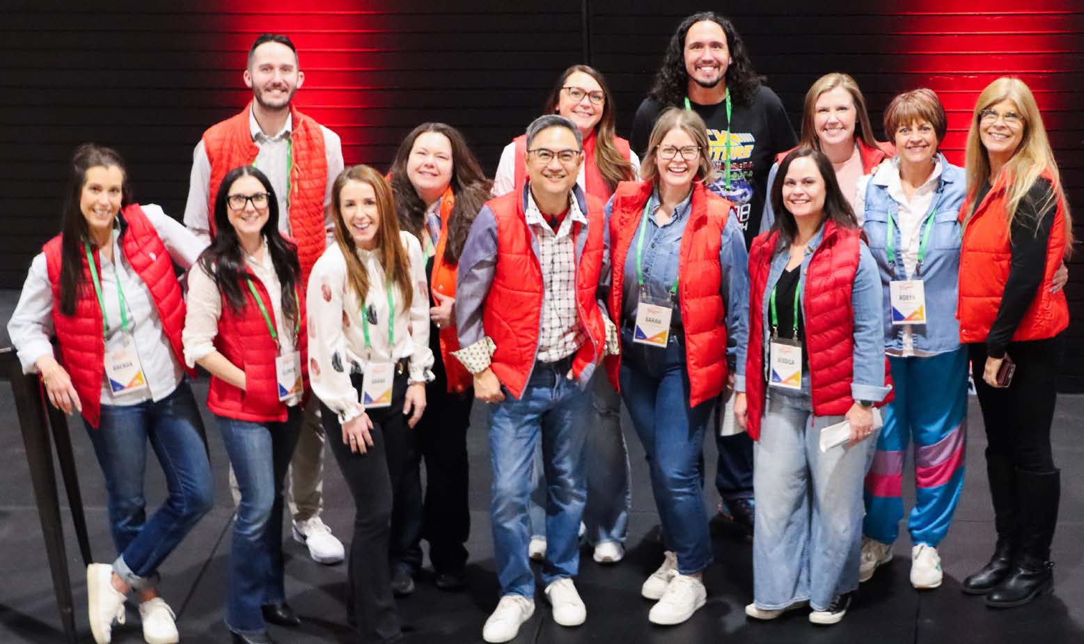 The EAC Committee and speakers posing together