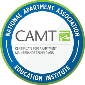 Certificate for Apartment Maintenance Technician CAMT seal