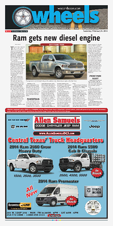 Weekly automotive section from the Waco Tribune-Herald.