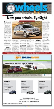 Weekly automotive section from the Waco Tribune-Herald.