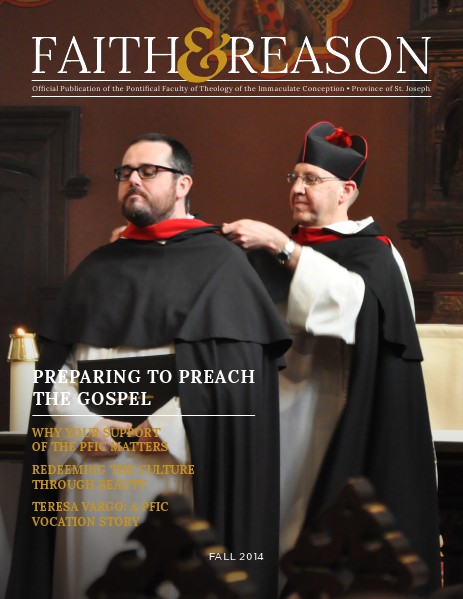 Faith & Reason Fall Issue, 2014